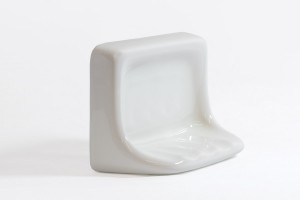 Glossy Surface Mount Soap Dish