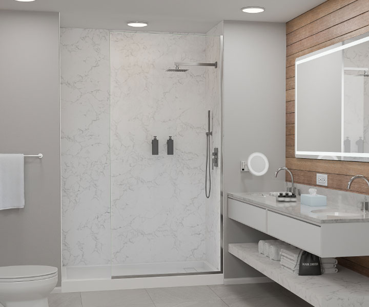 Engineered Stone Composite Shower Wall Systems